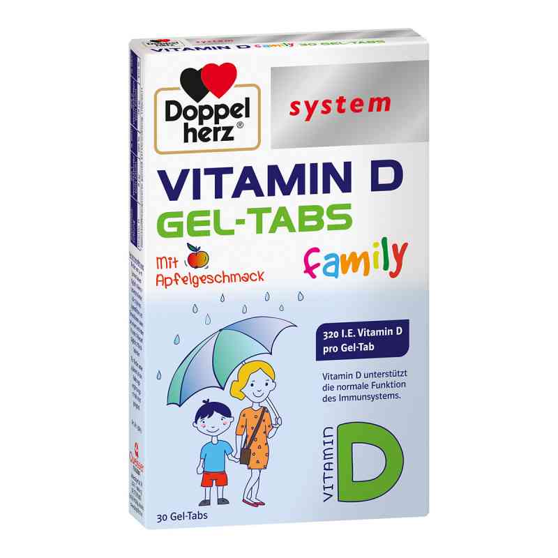 Doppelherz Vitamin D Gel-tabs family system 30 stk von Queisser Pharma GmbH & Co. KG PZN 16661643