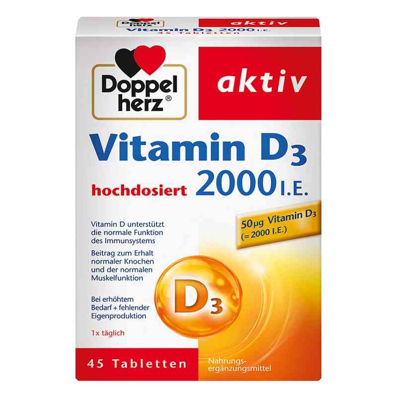 Doppelherz Vitamin D3 2000 I.e. Tabletten 50 stk von Queisser Pharma GmbH & Co. KG PZN 16869496