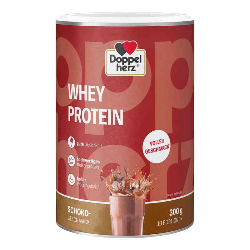 Doppelherz Whey Protein Schoko-Geschmack Pulver 300 g von Queisser Pharma GmbH & Co. KG PZN 19861756