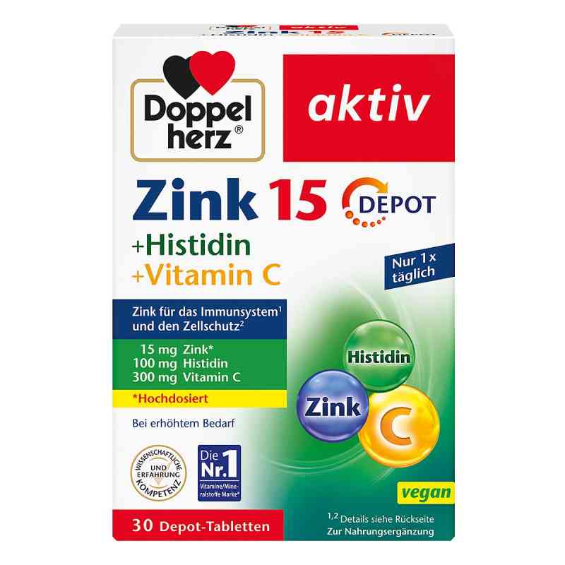 Doppelherz Zink + Histidin + Vitamin C Depot Tabletten 30 stk von Queisser Pharma GmbH & Co. KG PZN 02898732