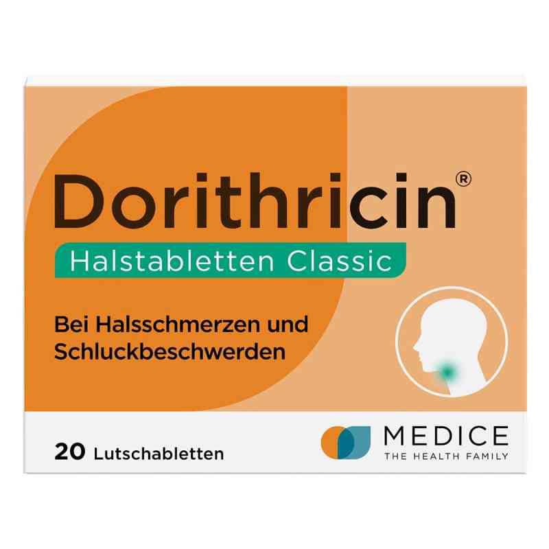 Dorithricin Classic Lutschtabletten bei Halsschmerzen  20 stk von MEDICE Arzneimittel Pütter GmbH&Co.KG PZN 07727923
