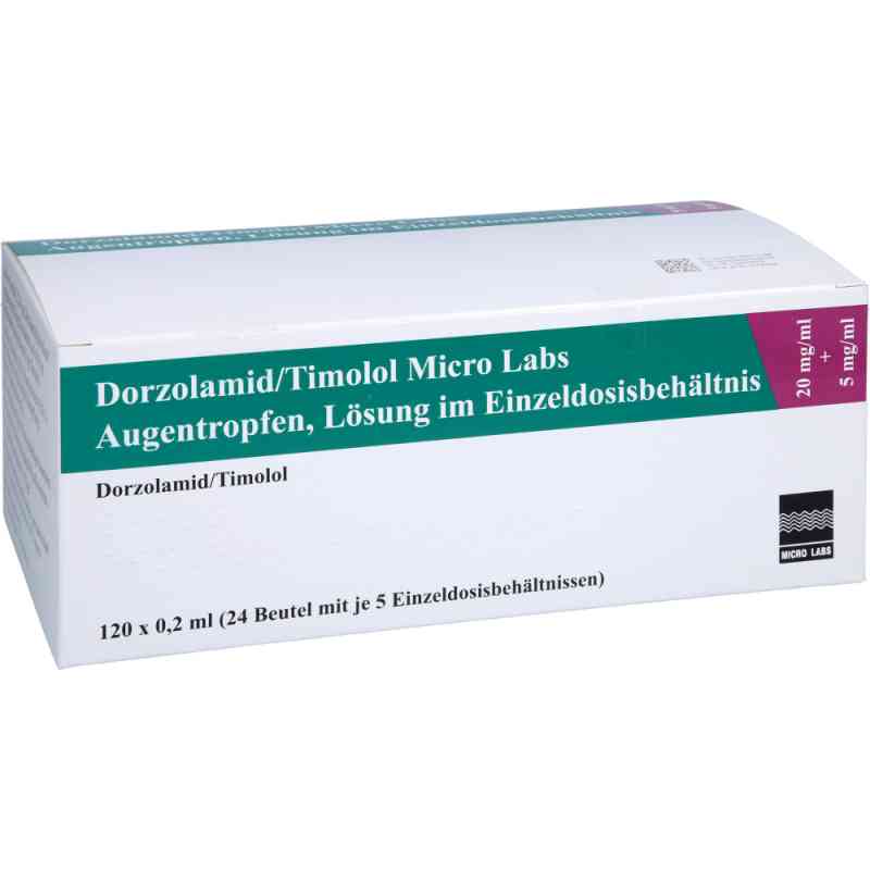 Dorzolamid/timolol Micro Labs 20mg/ml+5mg/ml At Ed 120X0.2 ml von Micro Labs GmbH PZN 17871118