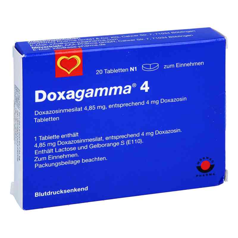 Doxagamma 4 mg Tabletten 20 stk von AAA - Pharma GmbH PZN 00947343