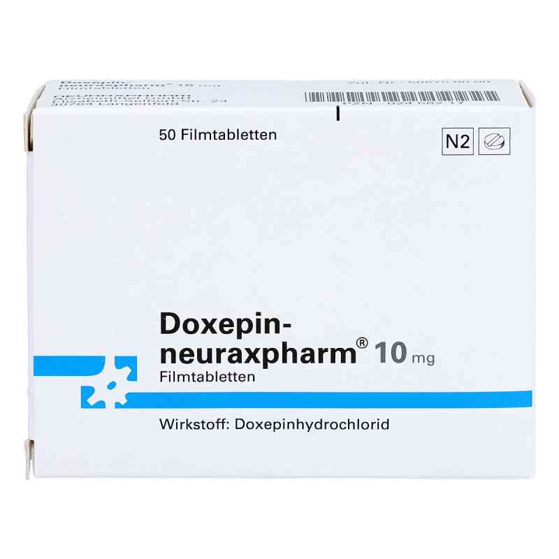 Doxepin-neuraxpharm 10 mg Filmtabletten 50 stk von neuraxpharm Arzneimittel GmbH PZN 02458217