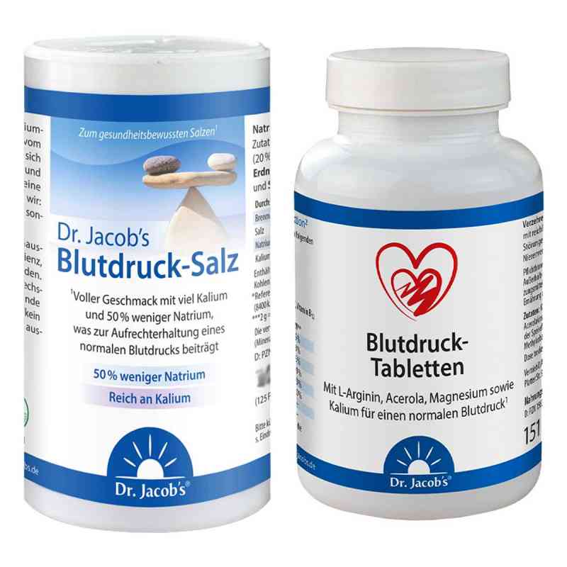 Dr. Jacob's Blutdruck-Salz + Dr. Jacob's Blutdruck-Tabletten 1 Pck von Dr. Jacob's Medical GmbH PZN 08102687