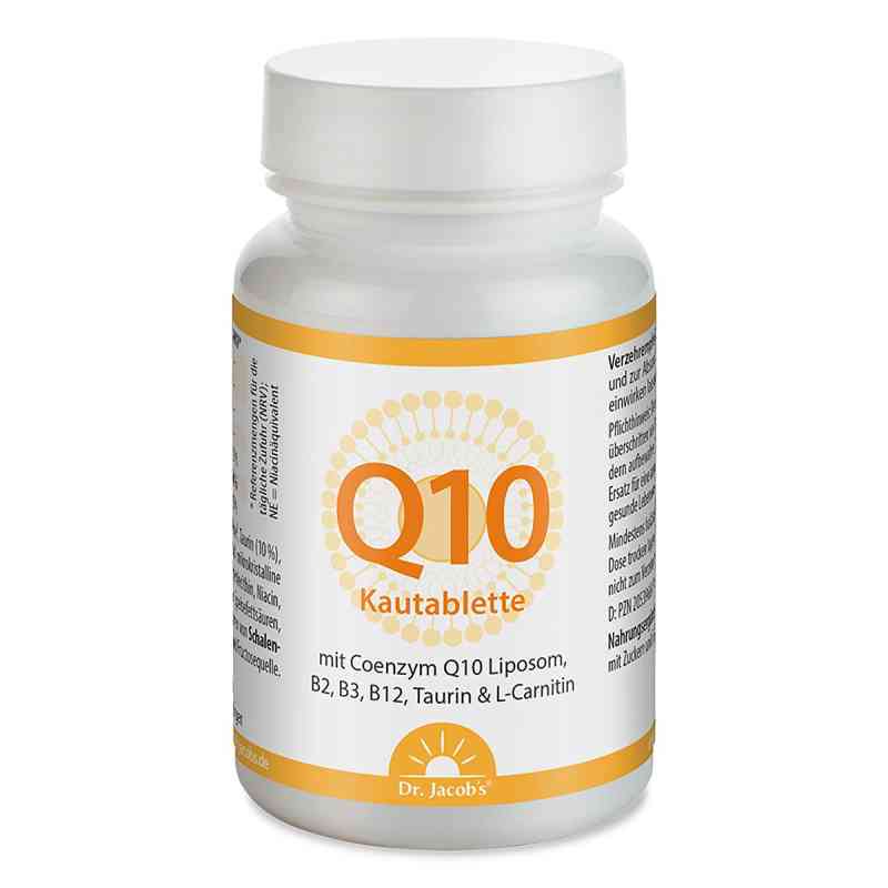Dr. Jacob's Coenzym Q10 Liposom Taurin L-Carnitin Kautablette 60 stk von Dr. Jacob's Medical GmbH PZN 20539669