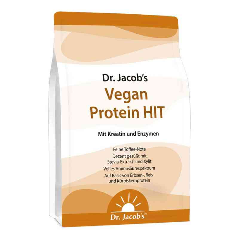 Dr. Jacob's Vegan Protein HIT Proteinpulver+Kreatin+Enzyme 1000 g von Dr. Jacob's Medical GmbH PZN 19102111