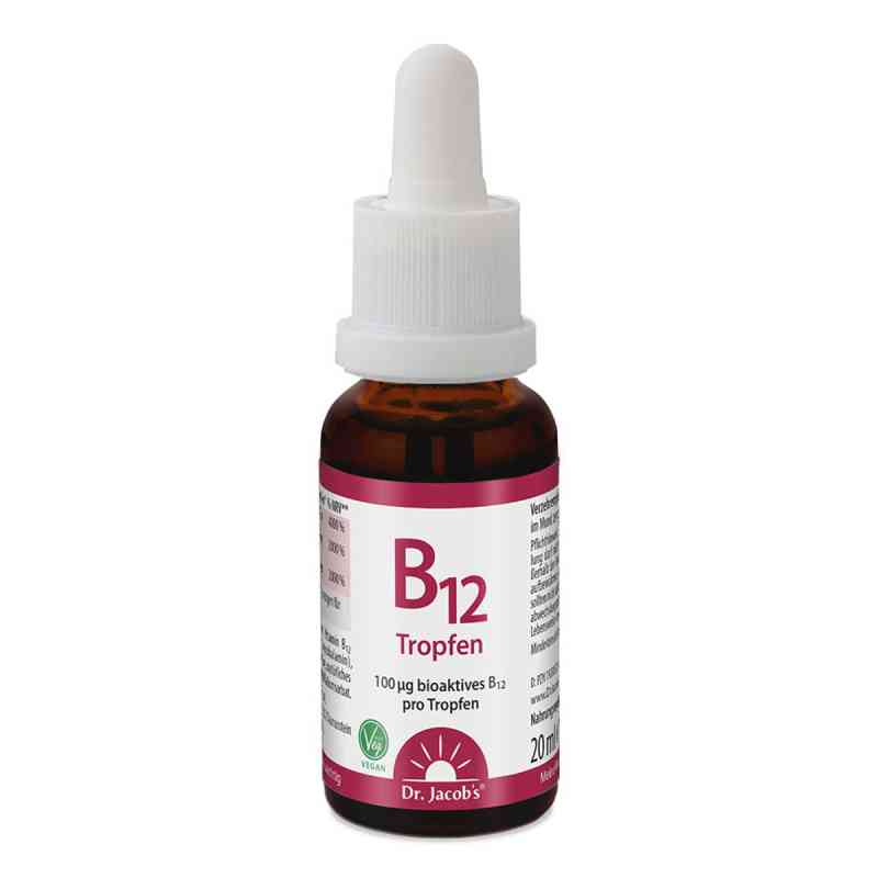 Dr. Jacob's Vitamin B12 Tropfen 100 mcg Methylcobalamin vegan  20 ml von Dr. Jacob's Medical GmbH PZN 19208536