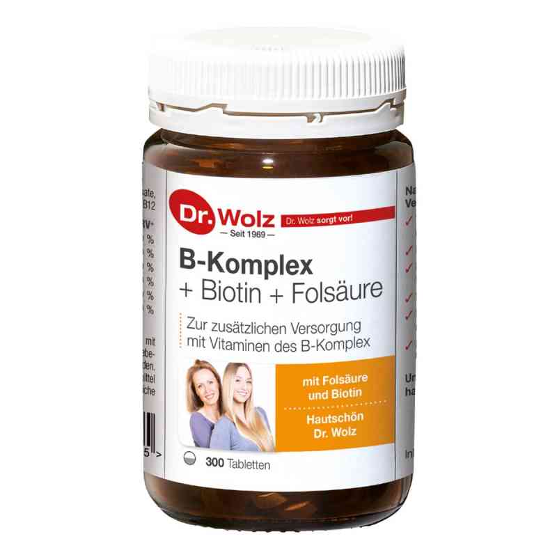 Dr. Wolz B Komplex + Biotin + Folsäure Tabletten 300 stk von Dr. Wolz Zell GmbH PZN 03088082