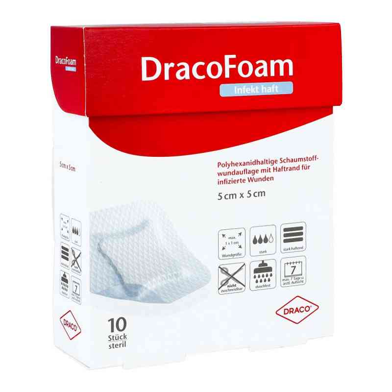 Dracofoam Infekt haft Schaumst.wundauf.5x5 cm 10 stk von Dr. Ausbüttel GmbH & Co. KG PZN 11300219