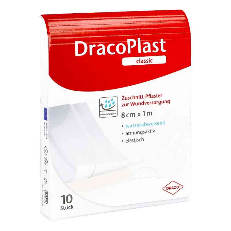 Dracoplast Classic Pflaster 8 Cmx1 M Weiß 1 stk von Dr. Ausbüttel GmbH & Co. KG PZN 19280858