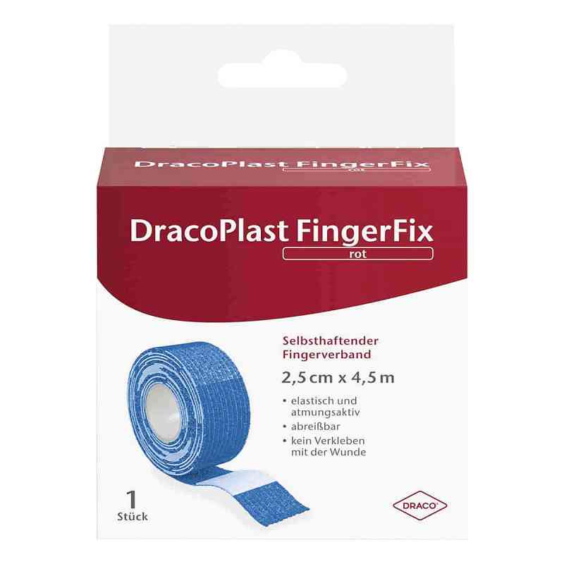 Dracoplast Fingerfix 2,5 cmx4,5 m mit Wundk.blau 1 stk von Dr. Ausbüttel GmbH & Co. KG PZN 14296547