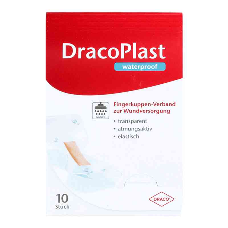 Dracoplast waterproof Fingerkuppenpflaster 10 stk von Dr. Ausbüttel GmbH & Co. KG PZN 09513586