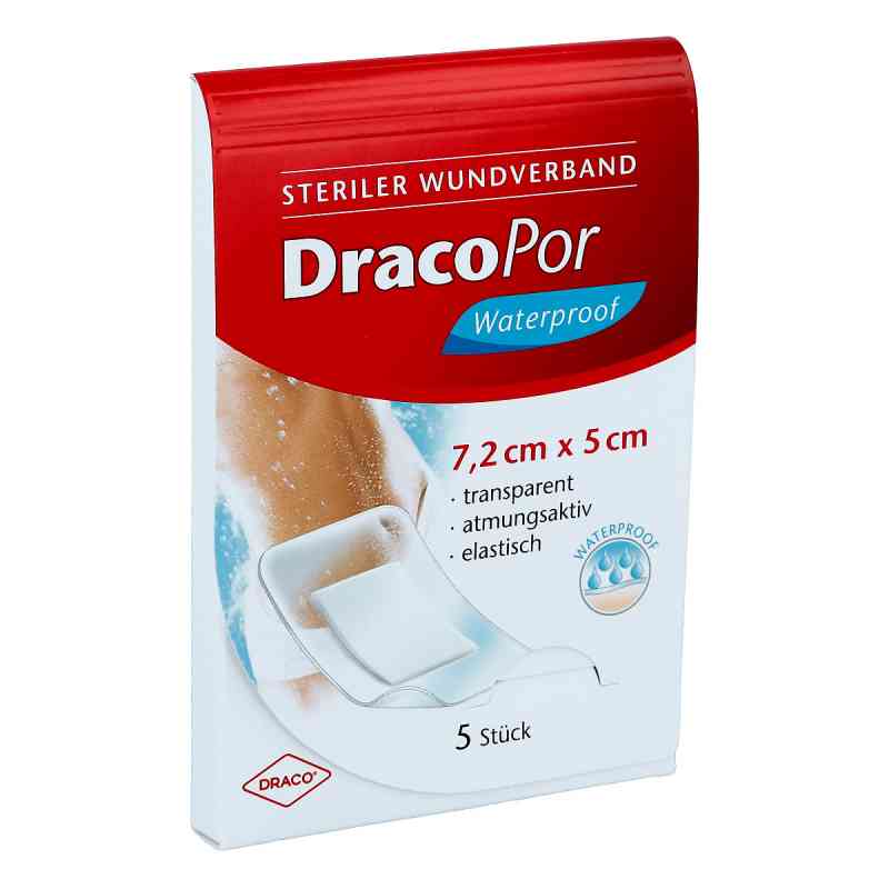 Dracopor waterproof Wundverband steril 5x7,2cm 5 stk von Dr. Ausbüttel GmbH & Co. KG PZN 03030349