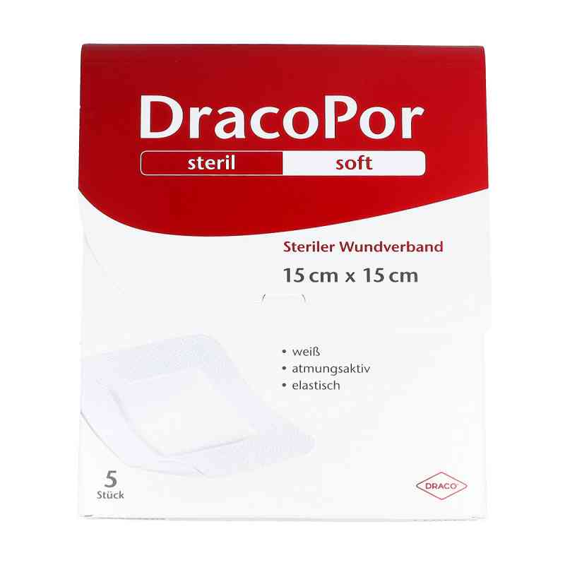Dracopor Wundverband 15x15 cm steril 5 stk von Dr. Ausbüttel GmbH & Co. KG PZN 14167488