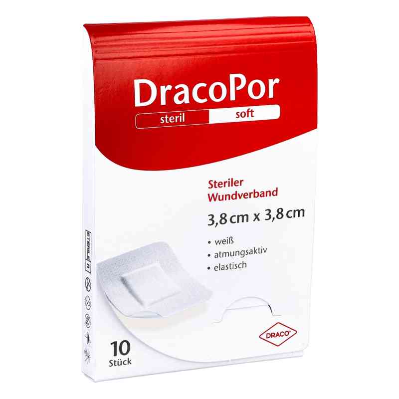 Dracopor Wundverband 3,8x3,8 cm steril 10 stk von Dr. Ausbüttel GmbH & Co. KG PZN 10713787