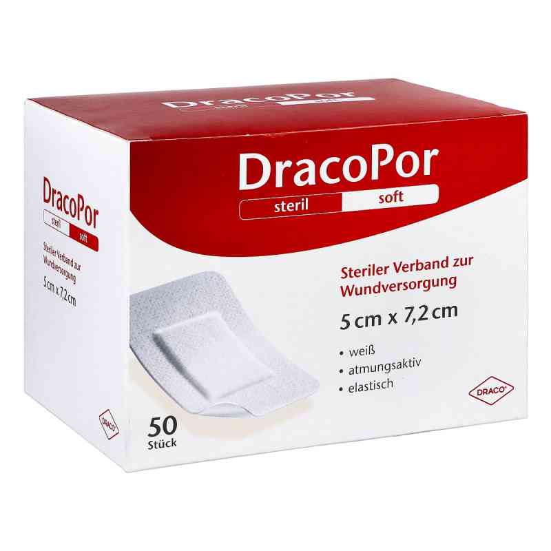 Dracopor Wundverband 5x7,2 cm steril 50 stk von Dr. Ausbüttel GmbH & Co. KG PZN 12749097