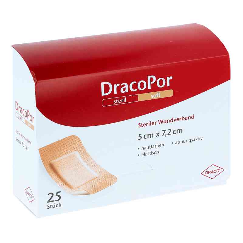 Dracopor Wundverband 7,2x5cm steril hautfarben 25 stk von Dr. Ausbüttel GmbH & Co. KG PZN 06887731