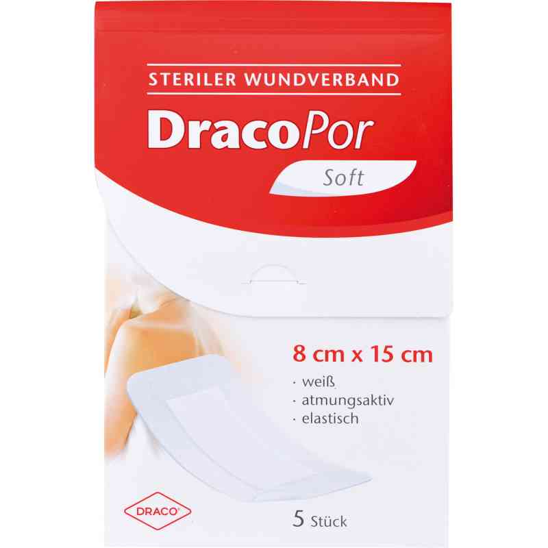 Dracopor Wundverband 8x15 cm steril 5 stk von Dr. Ausbüttel GmbH & Co. KG PZN 09763366