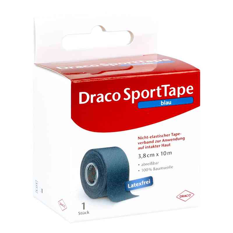 Dracotapeverband 10mx3,8cm blau 1 stk von Dr. Ausbüttel GmbH & Co. KG PZN 01389017