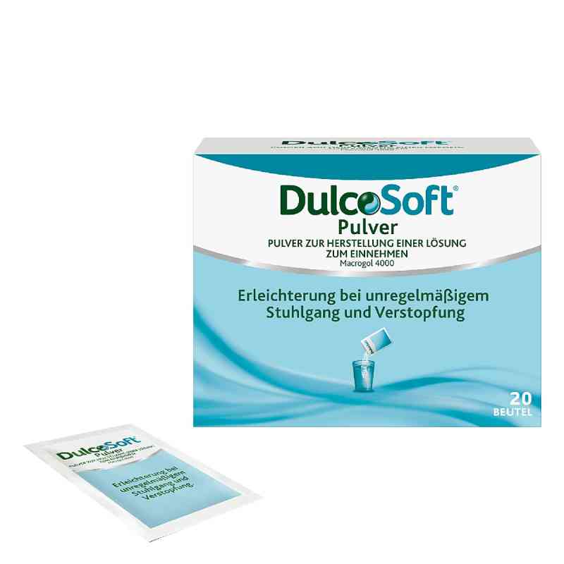 DulcoSoft Pulver Abführmittel bei Verstopfung mit Macrogol 20X10 g von A. Nattermann & Cie GmbH PZN 14244639