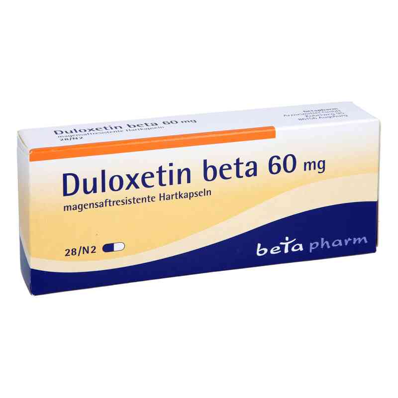 Duloxetin beta 60mg 28 stk von betapharm Arzneimittel GmbH PZN 11096546