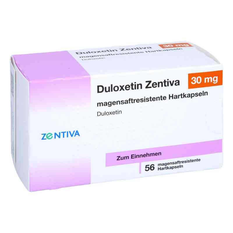 Duloxetin Zentiva 30 mg magensaftresistente Hartkapsel 56 stk von Zentiva Pharma GmbH PZN 16385203