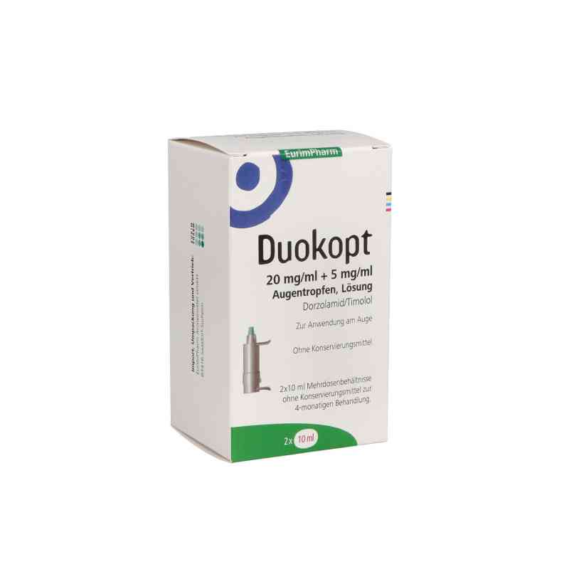 Duokopt 20 mg/ml + 5 mg/ml Augentropfen 2X10 ml von EurimPharm Arzneimittel GmbH PZN 16391238