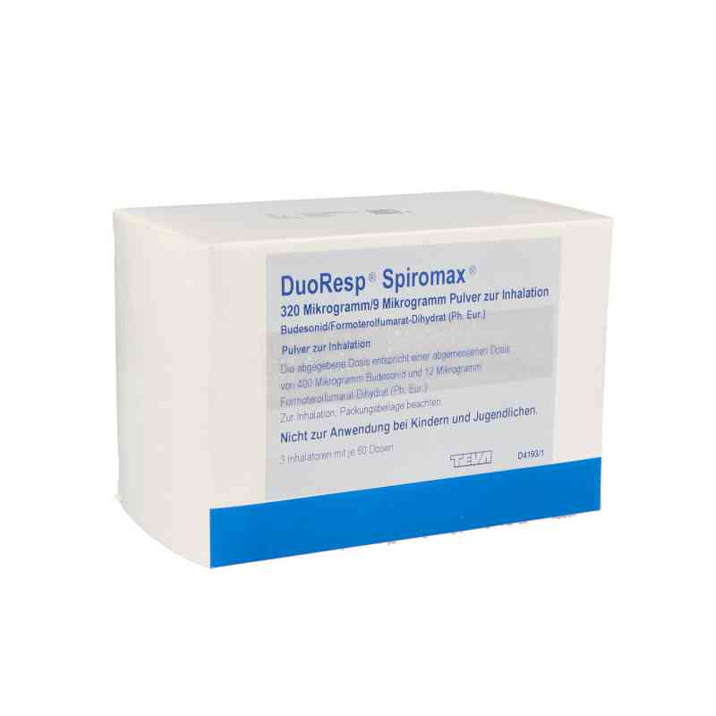 Duoresp Spiromax 320[my]g/9 [my]g/dosis 3x60ed Inh 3 stk von Pharma Gerke Arzneimittelvertrie PZN 11174720
