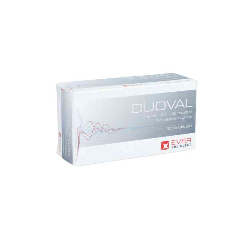 Duoval 500 mg/150 mg Filmtabletten 50 stk von Ever Pharma GmbH PZN 16353841