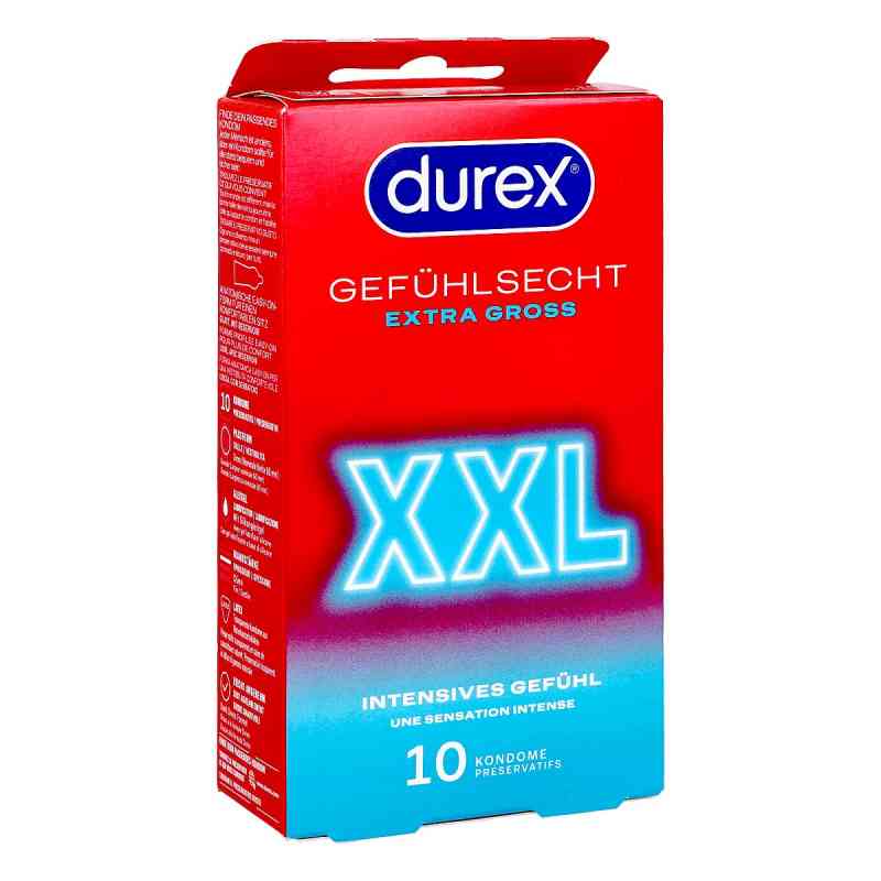 Durex Gefühlsecht Xxl Kondome 10 stk von Reckitt Benckiser Deutschland GmbH PZN 19847822