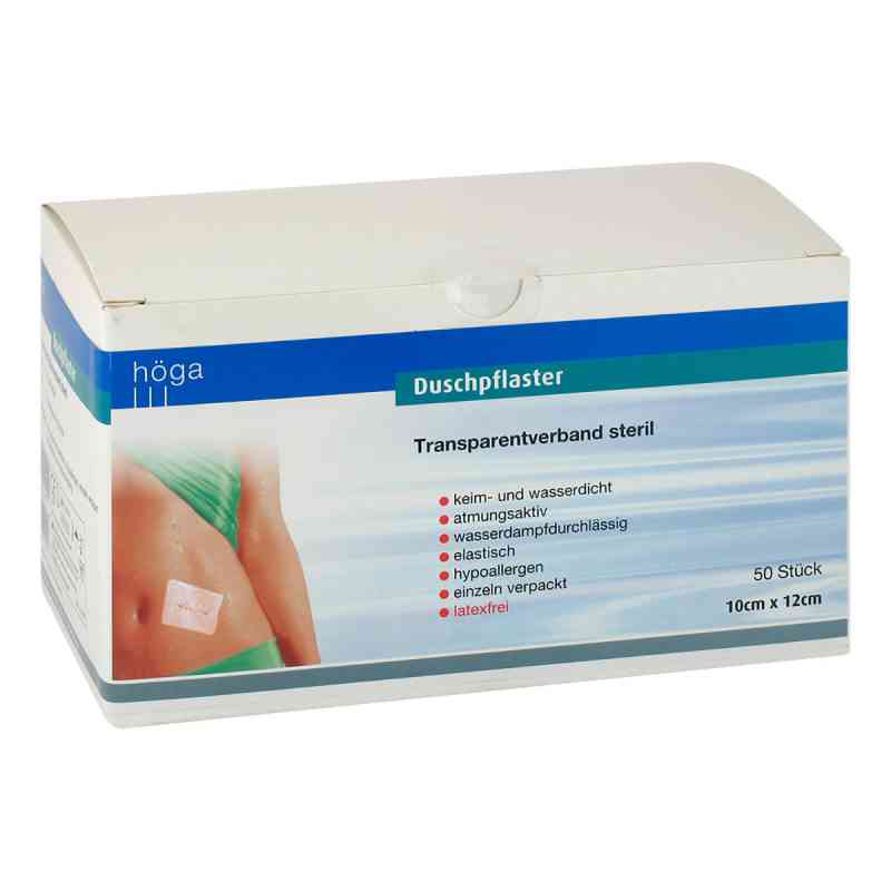 Duschpflaster 10x12 cm Transparentverband steril 50 stk von Höga-Pharm GmbH PZN 11049156