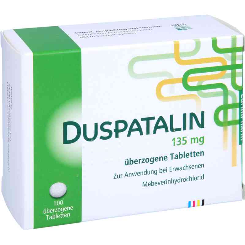 Duspatalin 135 mg überzogene Tabletten 100 stk von EurimPharm Arzneimittel GmbH PZN 00009946