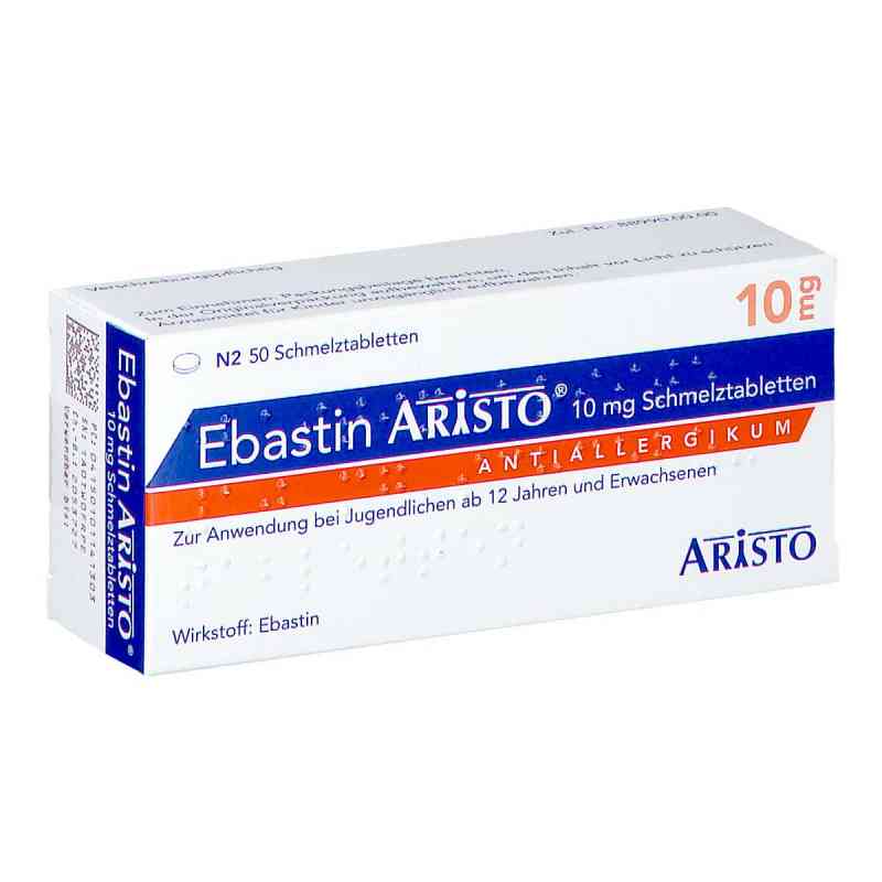 Ebastin Aristo 10 mg Schmelztabletten 50 stk von Aristo Pharma GmbH PZN 10114130