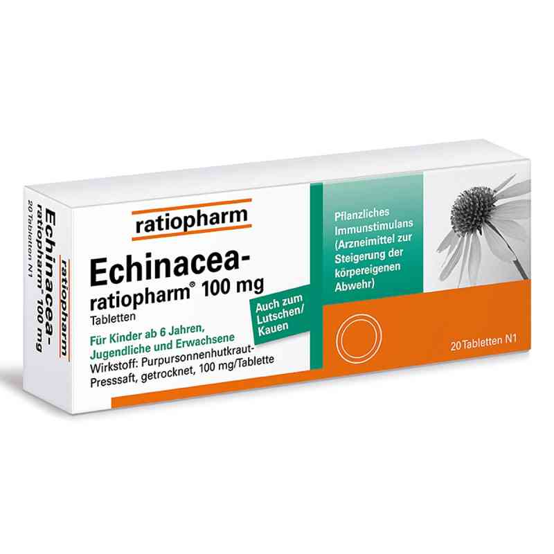 ECHINACEA-ratiopharm 100mg 20 stk von ratiopharm GmbH PZN 03921806