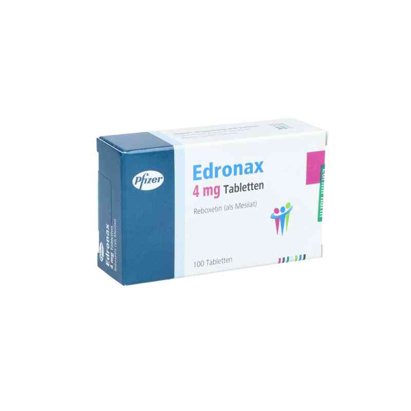 Edronax 4 mg Tabletten 100 stk von EurimPharm Arzneimittel GmbH PZN 01546310