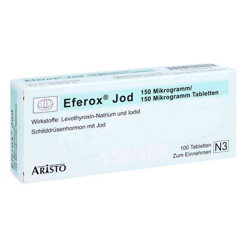 Eferox Jod 150 [my]g/150 [my]g Tabletten 100 stk von Aristo Pharma GmbH PZN 00380066