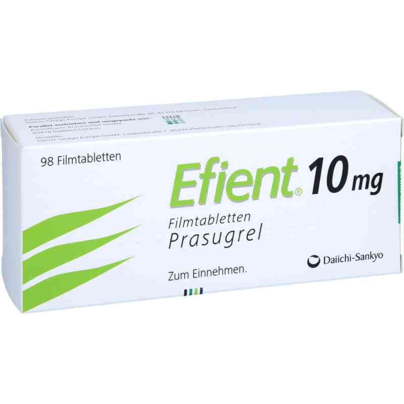 Efient 10 mg Filmtabletten 98 stk von EurimPharm Arzneimittel GmbH PZN 06562414