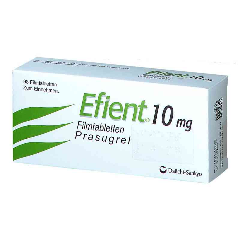 Efient 10 mg Filmtabletten 98 stk von ACA Müller/ADAG Pharma AG PZN 09902365