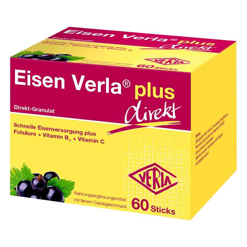 Eisen Verla plus direkt Sticks 60 stk von Verla-Pharm Arzneimittel GmbH &  PZN 14445438