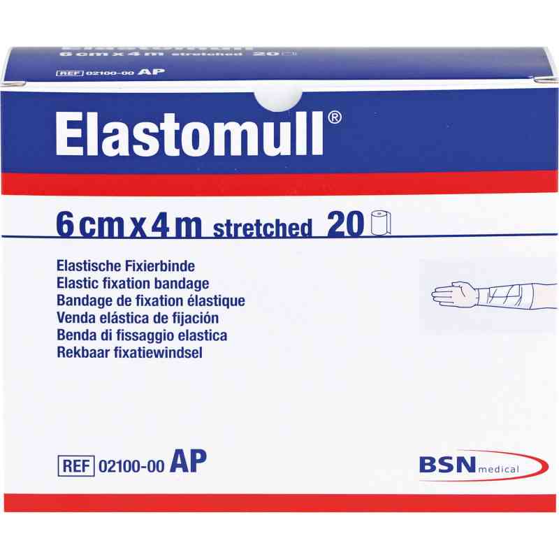 Elastomull 6 cmx4 m elastisch Fixierbinde 20 stk von ToRa Pharma GmbH PZN 14407202