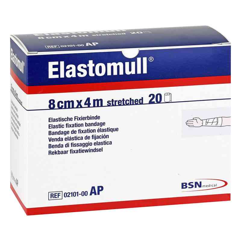 Elastomull 8 cmx4 m elastisch Fixierb.2101 20 stk von Avitamed GmbH PZN 15572305