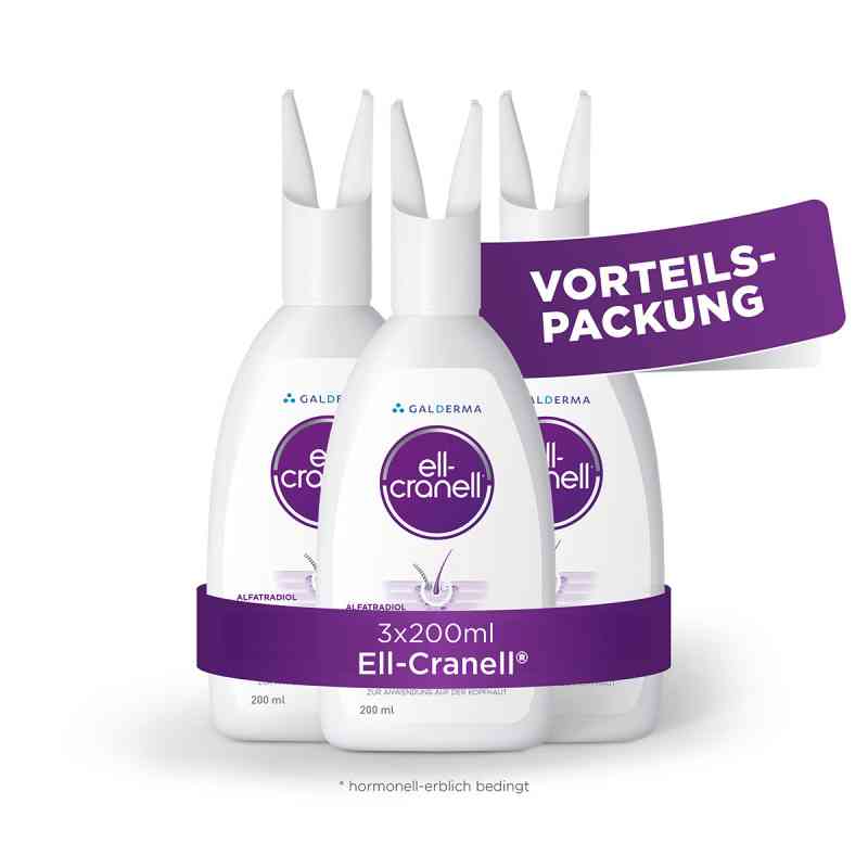 Ell-Cranell 250 Mikrogramm/Ml Lsg.Z.Anw.a.d.Kopfh. 3X200 ml von Galderma Laboratorium GmbH PZN 15621819
