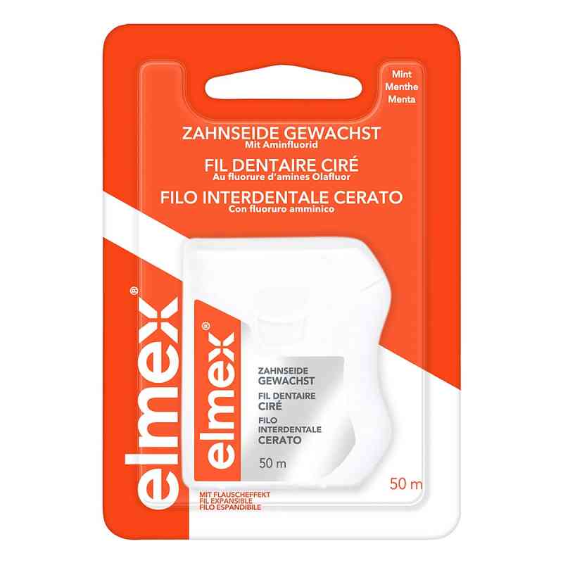 Elmex Zahnseide gewachst mit Aminfluorid 50 M von CP GABA GmbH PZN 04123484