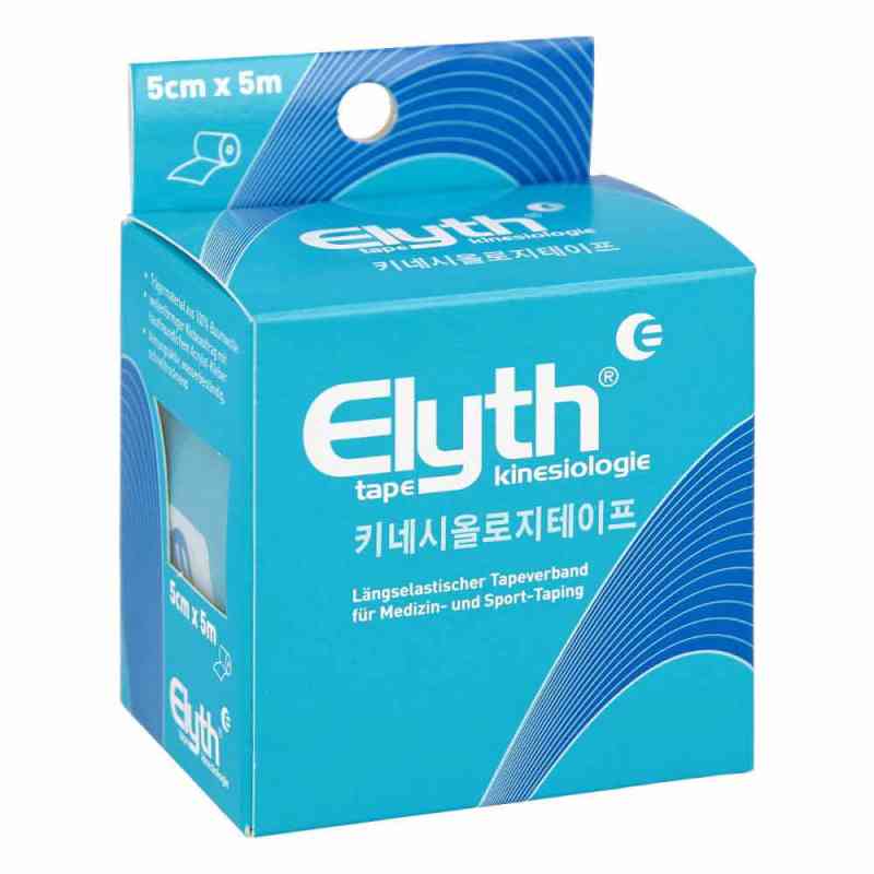 Elyth Tape Kinesiologie 5 cmx5 m blau 1 stk von Kanzlsperger GmbH PZN 10735748