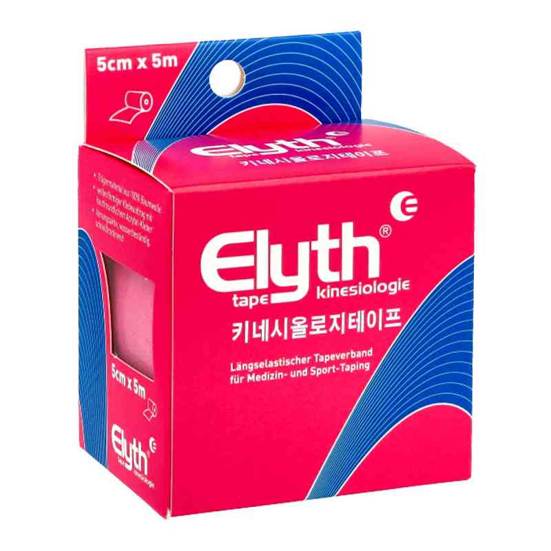 Elyth Tape Kinesiologie 5 cmx5 m rot 1 stk von Kanzlsperger GmbH PZN 10735814