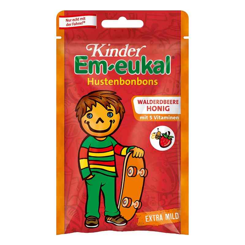 Em Eukal Kinder Bonbons Walderdbeere-honig zh. 75 g von Dr. C. SOLDAN GmbH PZN 11112618
