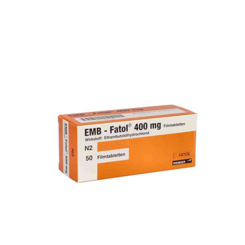 Emb Fatol 400 mg Filmtabletten 50 stk von RIEMSER Pharma GmbH PZN 03827289