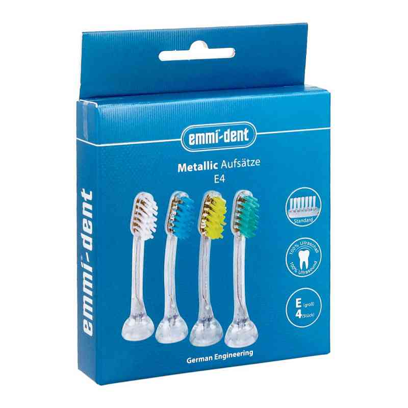 Emmi-dent Bürstenkopf Erwachsene 4 stk von Emmi Ultrasonic GmbH PZN 01551506