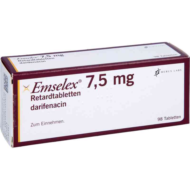 Emselex 7,5 mg Retardtabletten 98 stk von pharmaand GmbH PZN 01754913